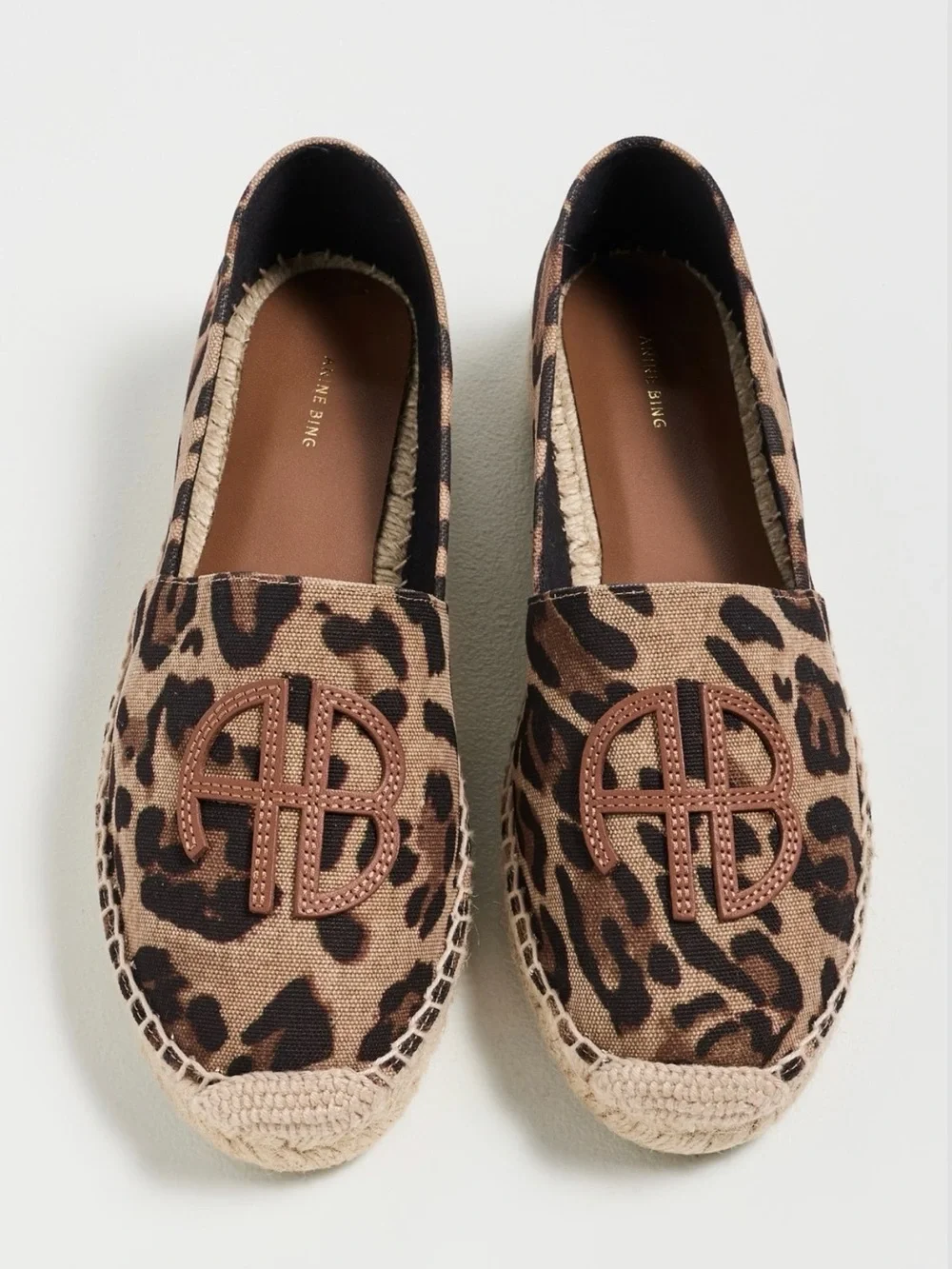 NWT Anine Bing Leopard Espadrilles, size 11 (EU41)
